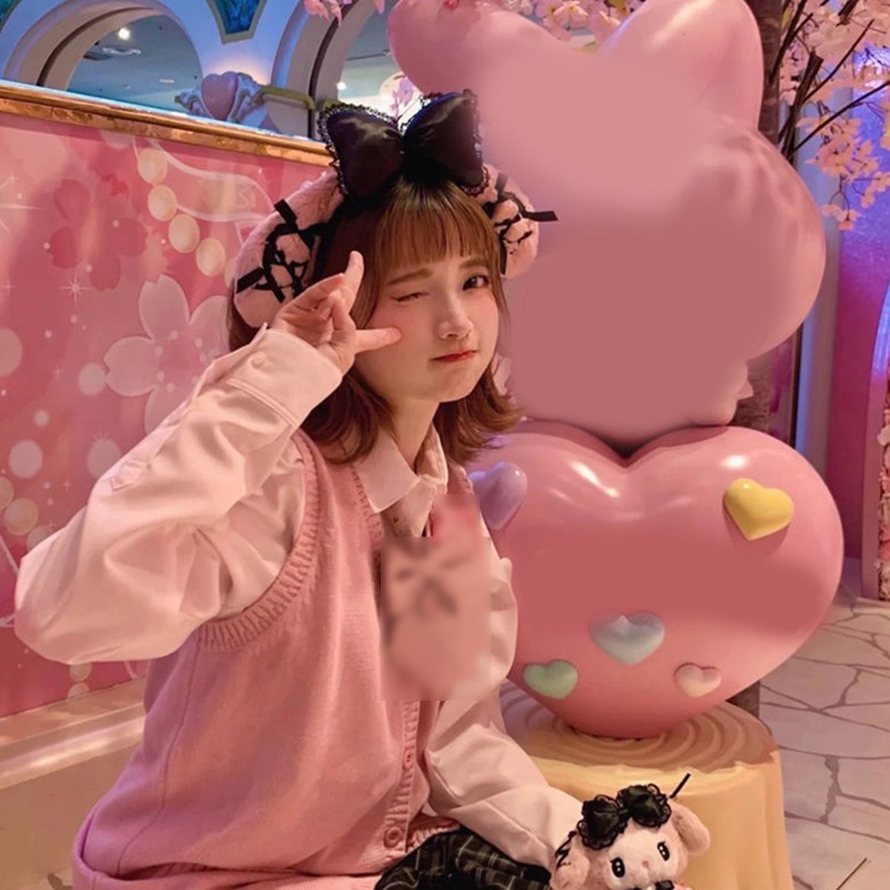 Băng Đô Tai Thỏ Melody Hoạt Hình Hóa Trang