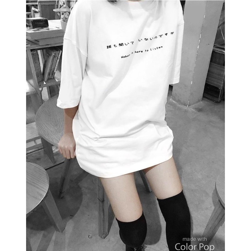 [ Rất Đáng Tiền ]ÁO Thun Tay lỡ NOBODY Unisex form rộng Châu Âu in Mặt trăng đỏ ( kèm ảnh thật video) | BigBuy360 - bigbuy360.vn