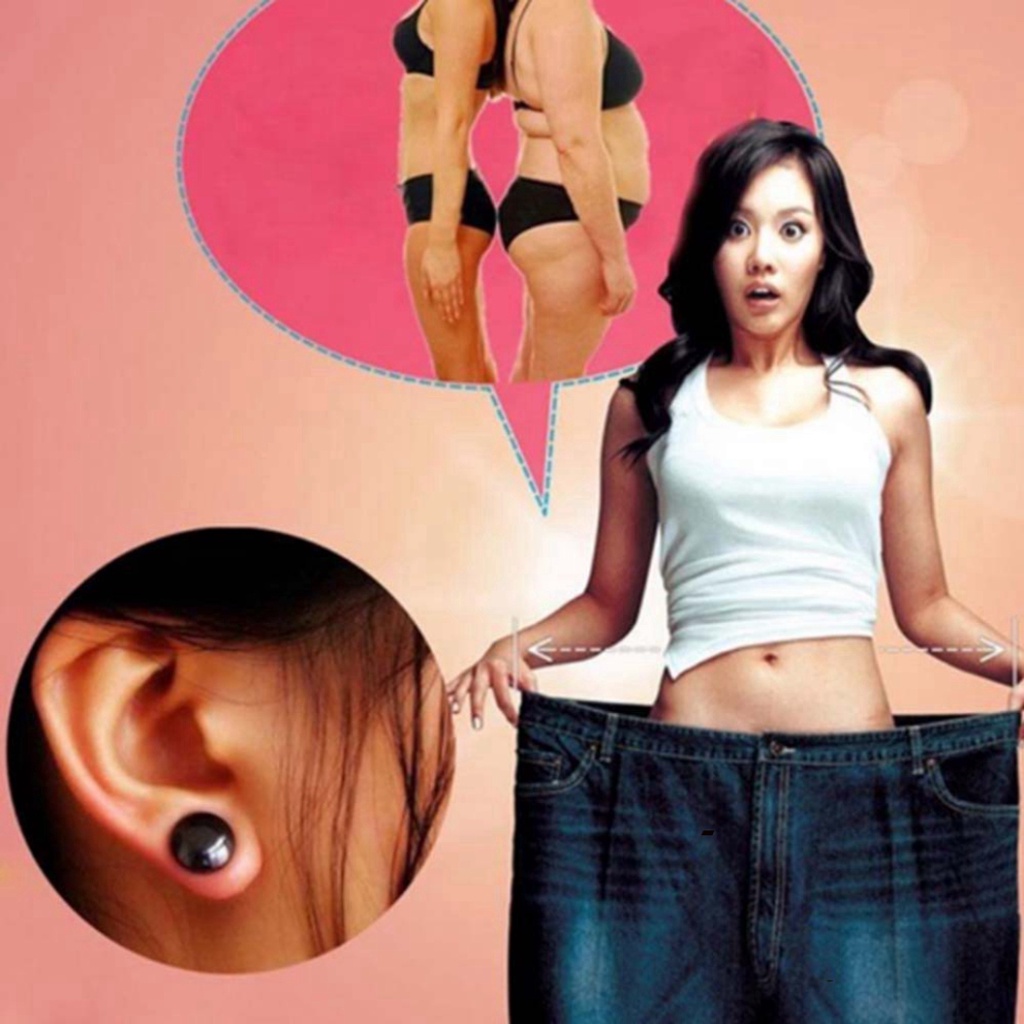 Khuyên Tai Nam Châm Dạng Thanh Giúp Giảm Cân Hiệu Quả