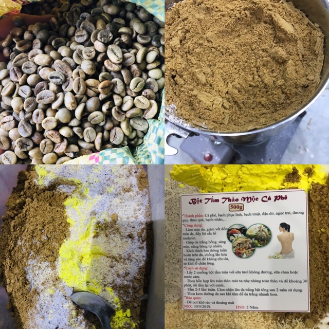 NỬA KÝ THẢO MỘC CÀ PHÊ TRẮNG DA HANDMADE