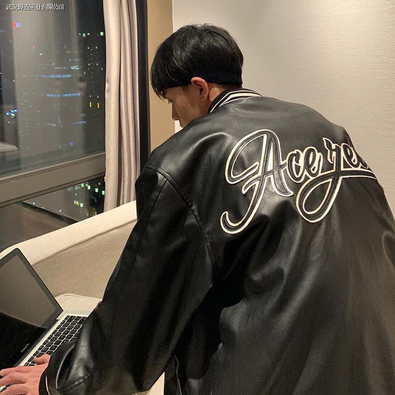 Áo khoác bóng chày Lei ngoại cỡ phong cách retro Mỹ mùa xuân thu đường phố cho nam