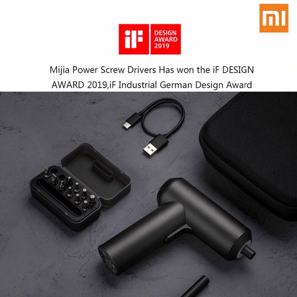 Máy bắn vít điện Mijia Xiaomi 12 đầu bắn, pin 2000mah