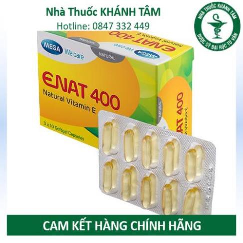 ! Natural Vitamin E 400 Mega We care - Enat 400 ! !