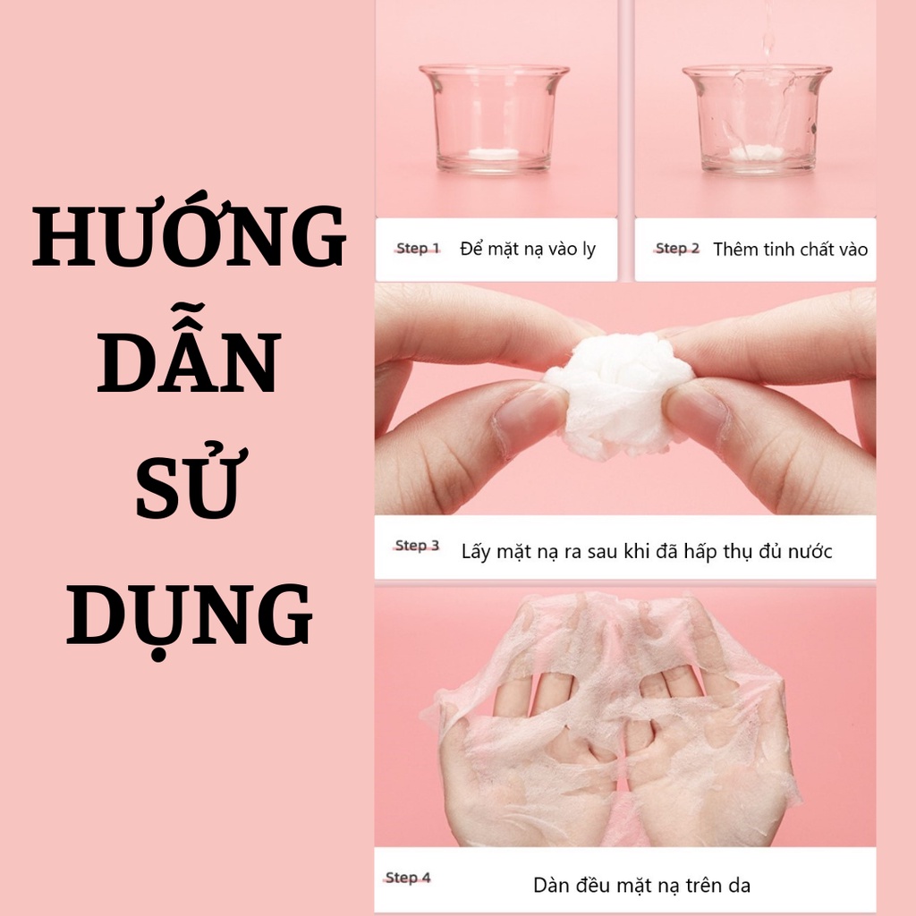 1 Viên Mặt nạ nén lụa tơ tằm vô hình ROMIMIU Soft Cotton Whisper Silk Compression Mask