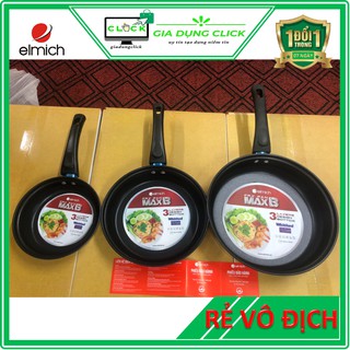 chảo 3 đáy Elmich 24cm - chất liệu inox với lớp chống dính siêu bền - SẢN PHẨM CHÍNH HÃNG