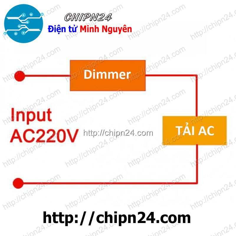 [1 CÁI] Dimmer AC 220V 3800W