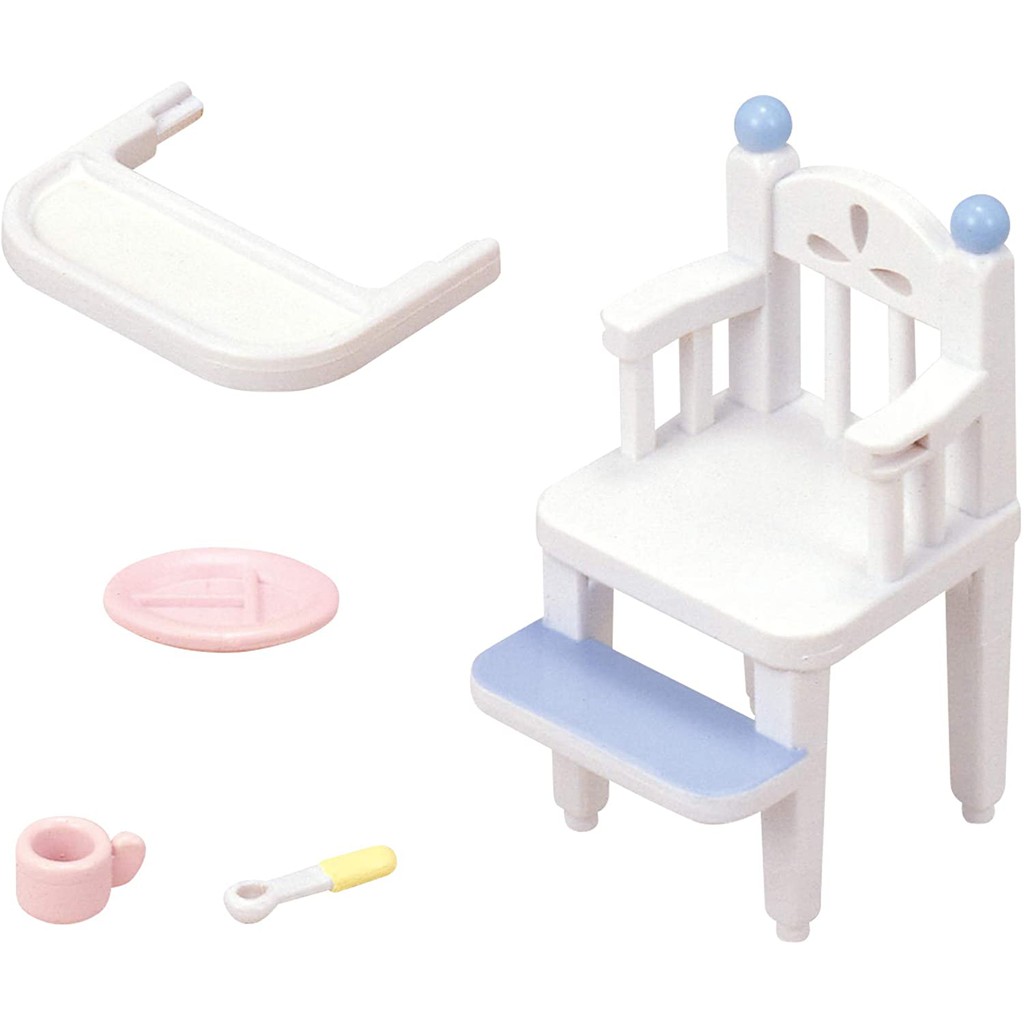 Sylvanian Families Bộ Ghế Tập Ăn Baby Chair Set