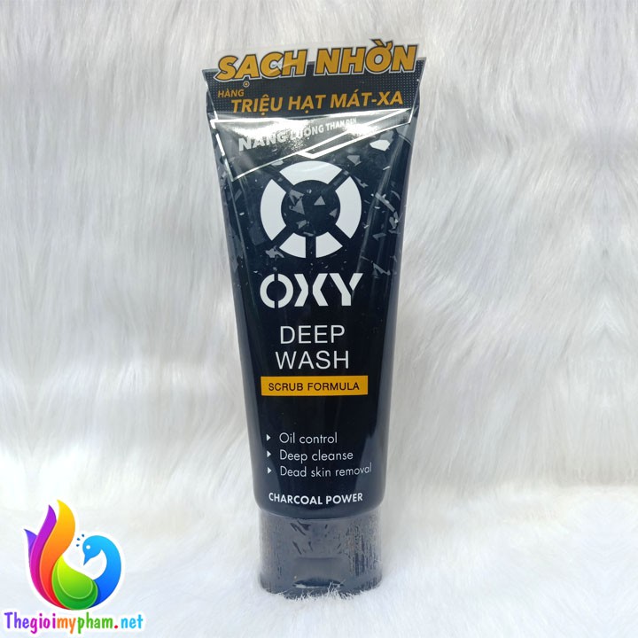 Sữa Rửa Mặt Có Hạt Oxy Sạch Sâu Giảm Nhờn 100g