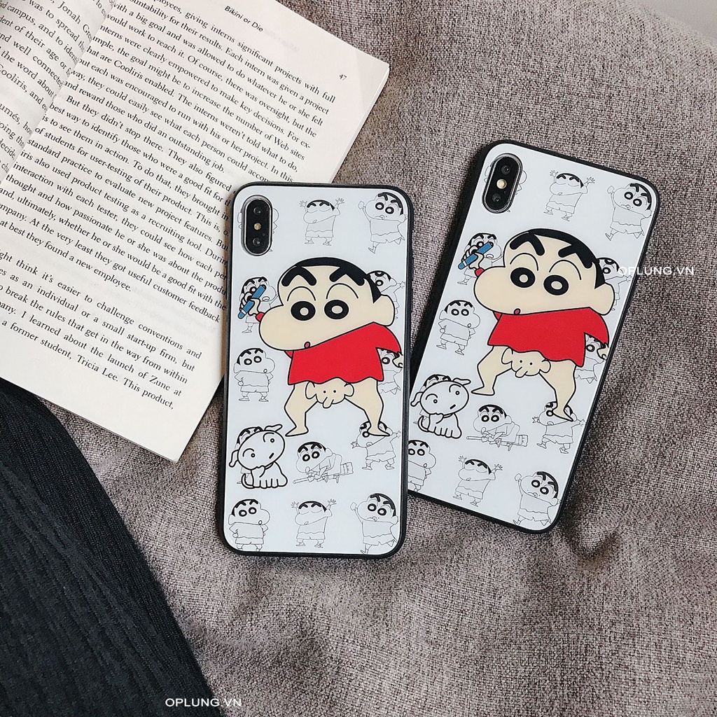 Ốp lưng iphone CẬU BÉ SHIN tinh nghich ốp iPhone KÍNH 7plus 8plus 6plus X Xs Xr Xsmax 11 11pro 12 12pro 13 13prom k324