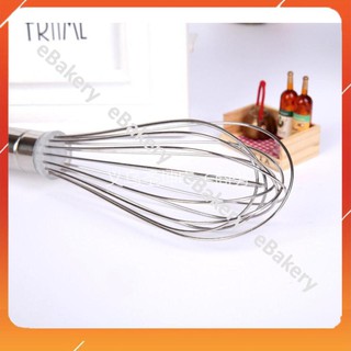 [Loại tốt] Phới lồng inox cao cấp cán đỏ 28cm - eBakery