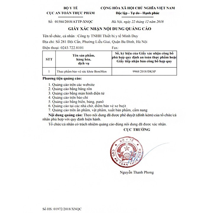 BoniMen - Dành cho người bị phì đại tiền liệt tuyến