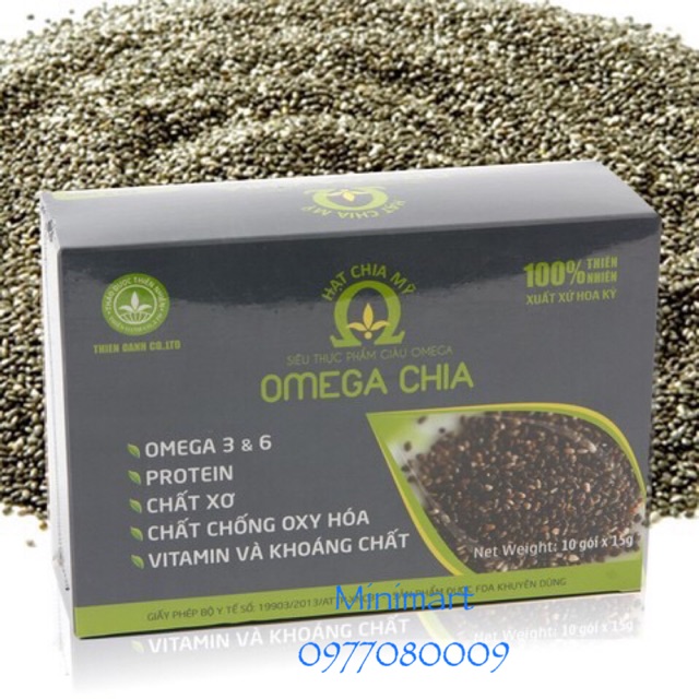 HẠT CHIA MỸ OMEGA CHIA 150GR