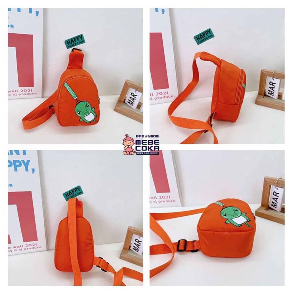 Túi đeo chéo cho bé hình khủng long, túi trẻ em mini đi chơi – du lịch phong cách hàn quốc siêu cute, ngộ nghĩnh.
