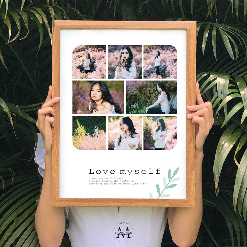 In Ảnh Theo Yêu Cầu - Sáng Tạo 8 Ảnh Kèm Ghi Chú - Size A3, A4 - Tiệm in Memories - In Ảnh Để Bàn, In Hình Treo Tường