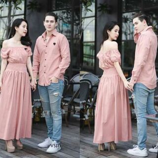 Sơ mi váy cặp