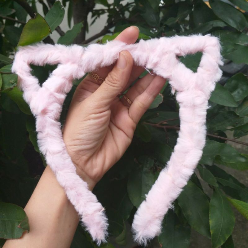 Bờm cài tóc tai mèo xinh xắn (Ảnh thật)