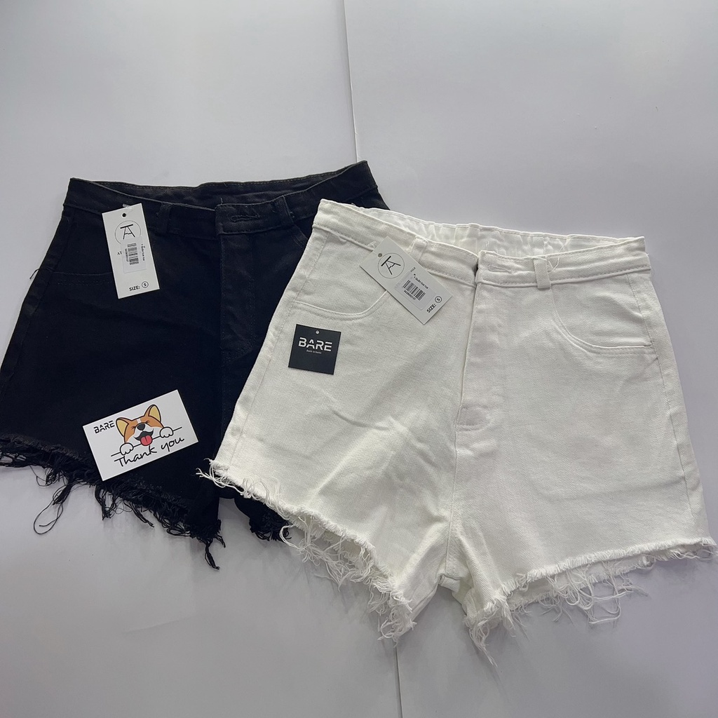 Quần đùi nữ , quần đùi kaki lưng cao tua rua - Q011 | BigBuy360 - bigbuy360.vn