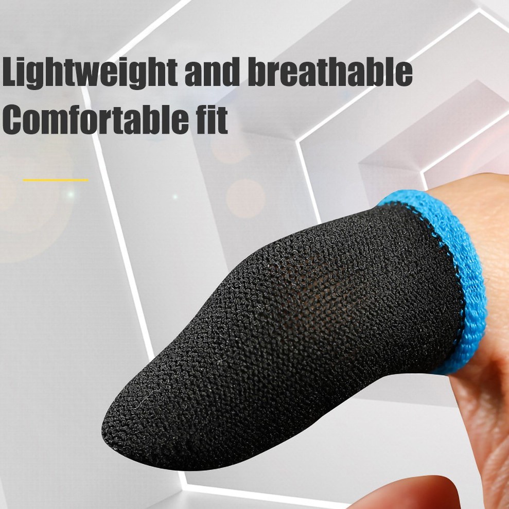 Bộ 2 Găng Tay Cho Ngón Tay Bằng Vải Dệt Kim Chống Mồ Hôi Cho Tay Cầm Chơi Game | BigBuy360 - bigbuy360.vn