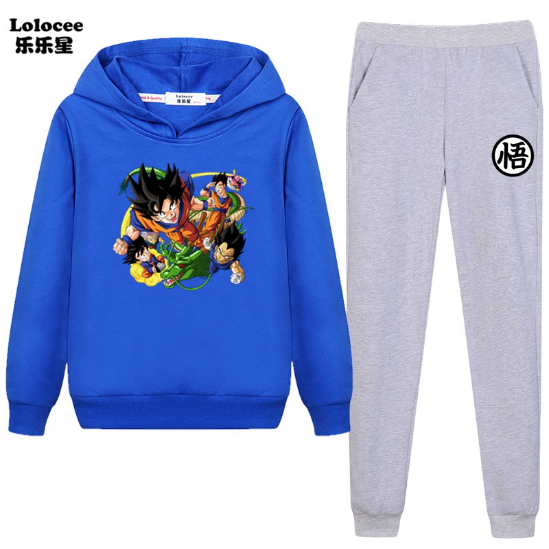 DRAGON BALL Bộ Đồ Thể Thao 2020 Phong Cách Nhật Bản Cho Bé Trai
