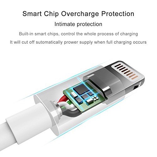 DG Dây cáp sạc lightning Foxconn chính hãng 100% dài 2m có chip E75 dành cho Apple iPhone/iPad