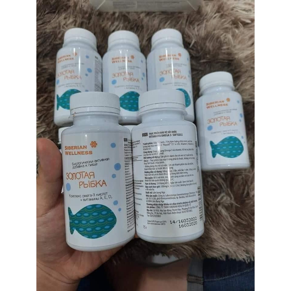 Viên uống bổ não và mắt VITAMAMA OMEGA-3 SOFTGELS