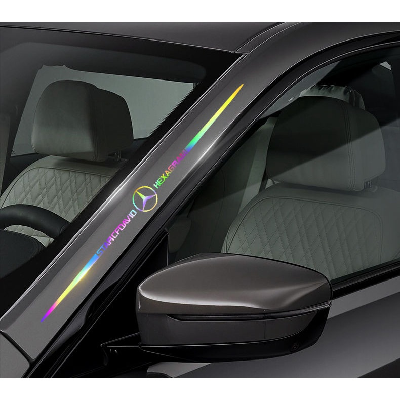 Miếng Dán Phản Quang Dài 60cm Nhiều Màu Sắc Trang Trí Cửa Kính Sau Xe Hơi