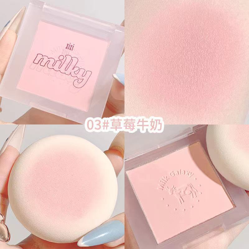 [Hàng mới về] Phấn Má Hồng Trang Điểm Màu Nude Tự Nhiên Nhỏ Gọn Xixi | BigBuy360 - bigbuy360.vn