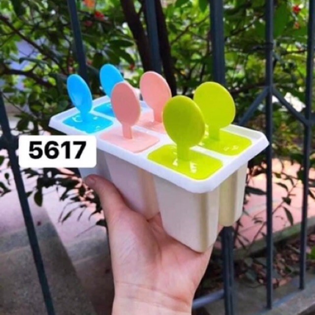 Khuôn làm kem 6 que nhựa Việt Nhật