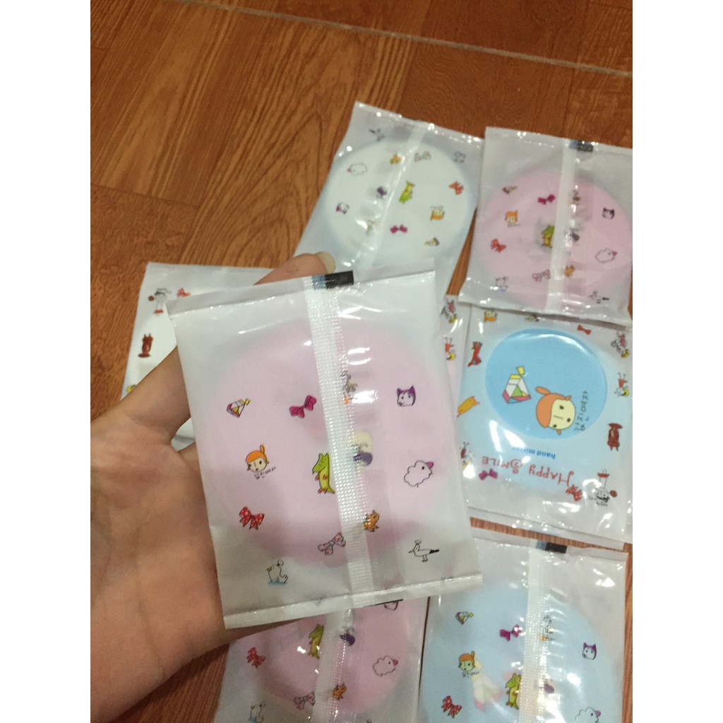 [FreeShip 50K] Gương Trang Điểm Mini Cầm Tay Bỏ Túi Hàn Quốc Siêu Cute Có Túi Zíp ( Ảnh Thật )