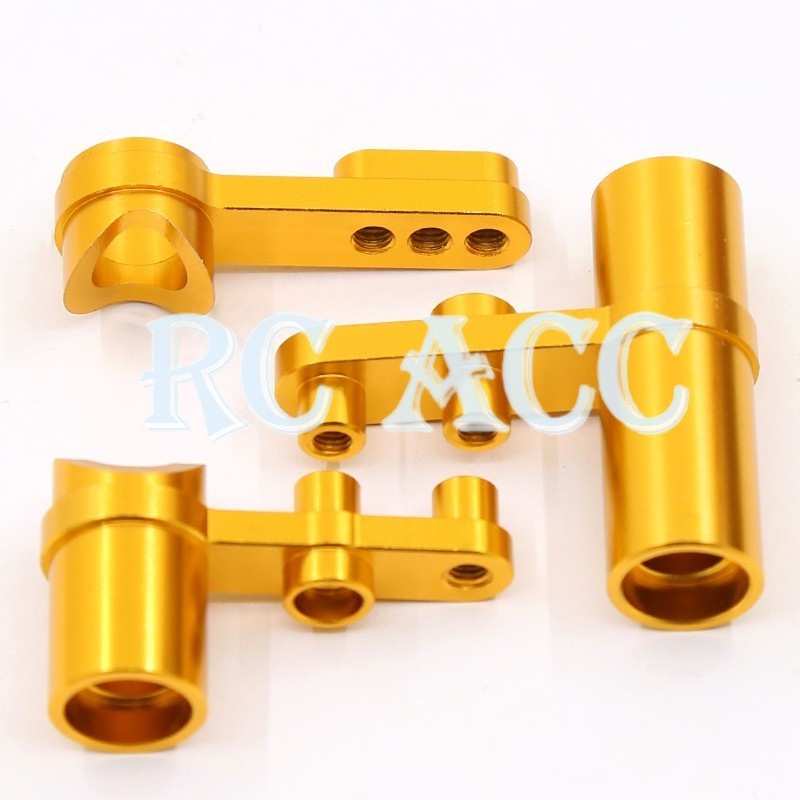 Rc 102057 122057 Bộ Động Cơ Servo Bằng Nhôm Cho Xe Điều Khiển HSP 1:10 94122 94188 94123 94111 94101 94103 94108 94107 Rc