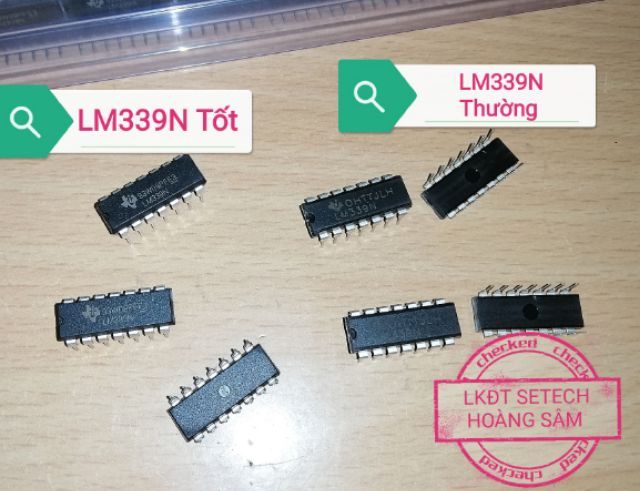 LM339 IC tương tự Comparator(so sánh) chân cắm,chân dán