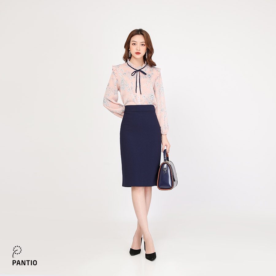 Áo sơ mi chất liệu lụa mềm họa tiết trẻ trung FAS32123 - PANTIO