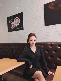 Áo len tăm viền ren (2 màu ảnh thật)