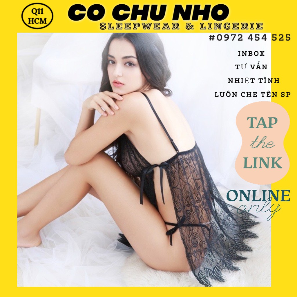 Q11.HCM [LL 403] váy ngủ ren sexy -Đầm ngủ cao cấp - Cô chủ nhỏ