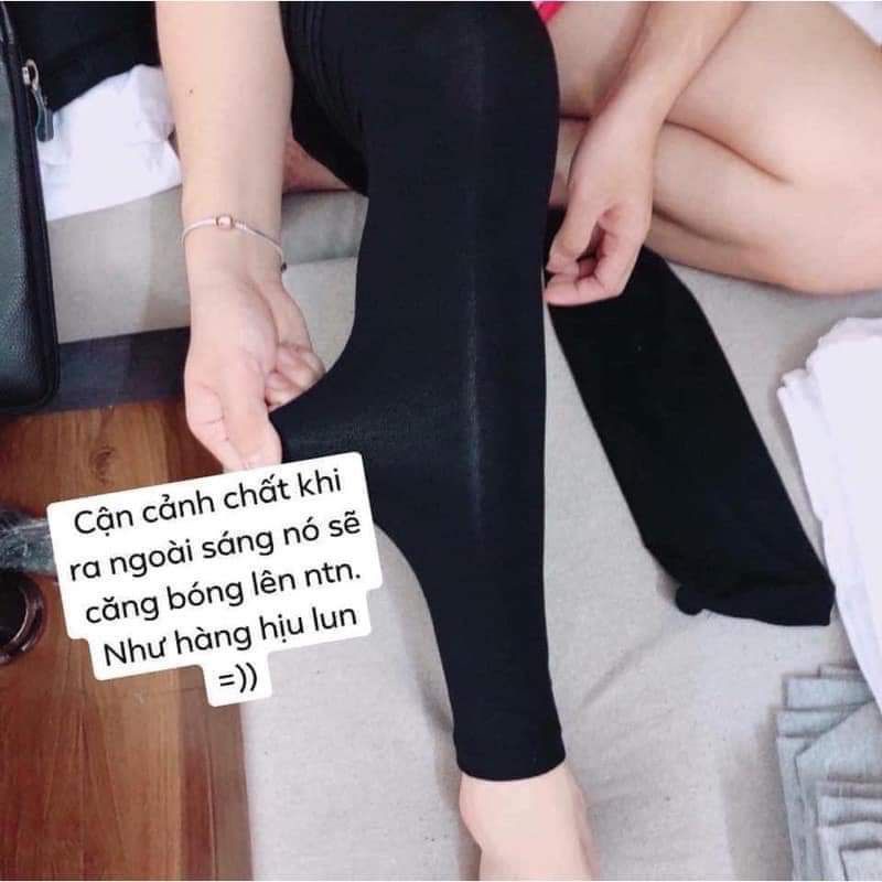 Quần legging chất cotton co dãn mặc ôm tôn dáng