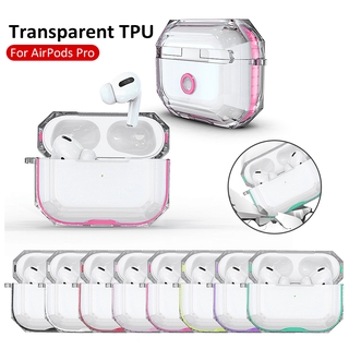 Hộp Đựng Chống Sốc Trong Suốt Cho Tai Nghe Bluetooth Apple Airpods Pro