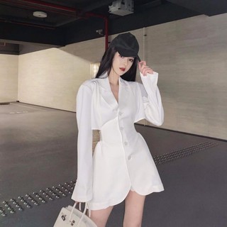 Váy đầm vest thiết kế cut out eo hở lưng