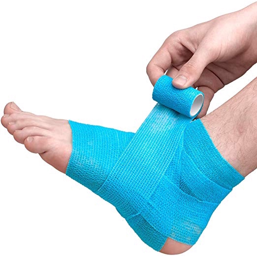 Băng quấn bảo vệ cổ tay chơi bóng rổ chuyên dụng 2.5cmx4.5m/5cmx4.5cm