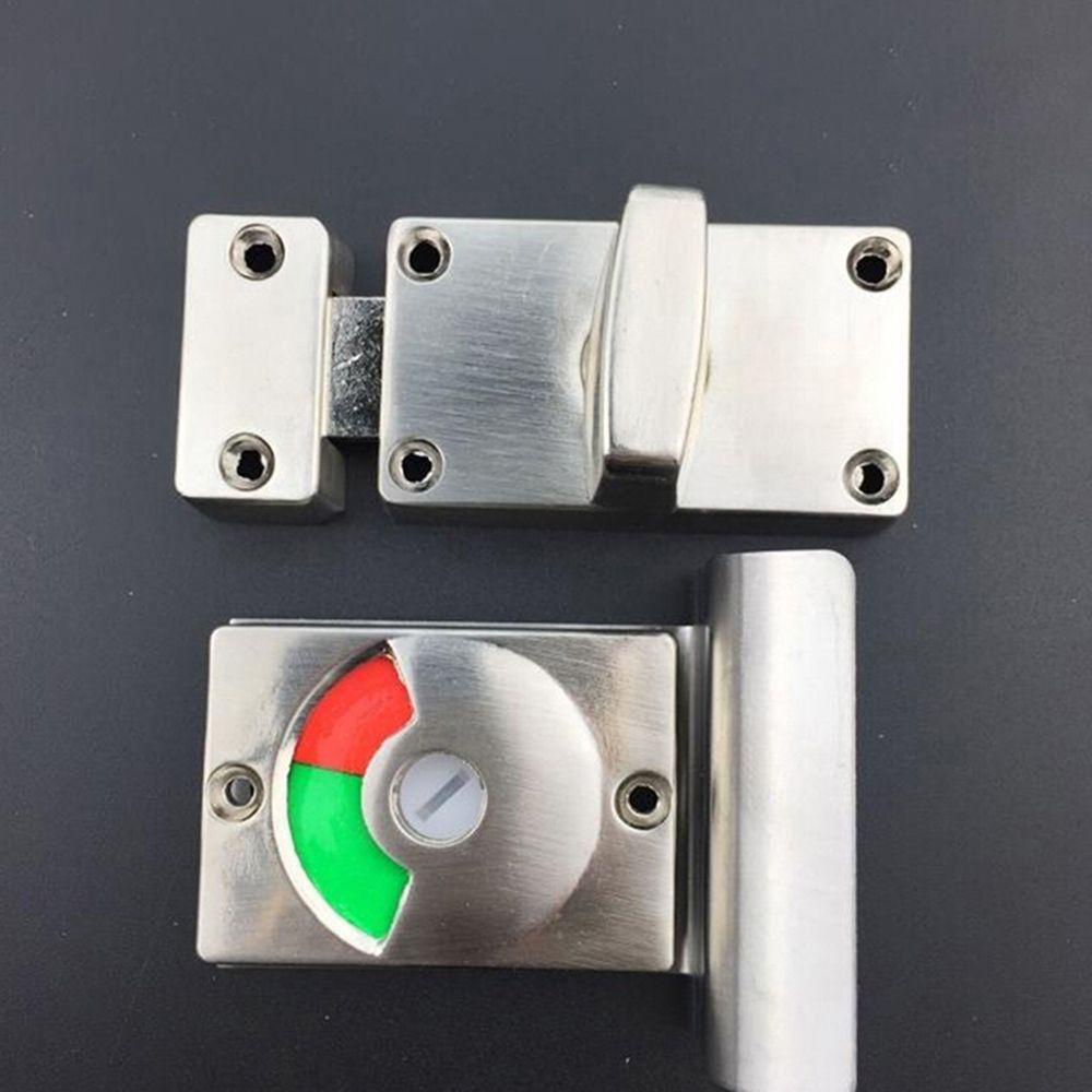 Ổ Khóa Toilet Thuận Tiện Bằng Thép Không Gỉ Màu Đỏ Và Xanh Lá