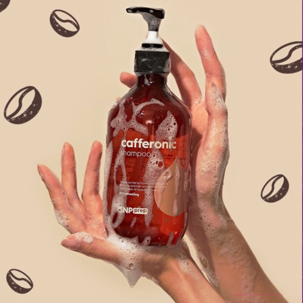 Dầu gội kích mọc tóc, SNP Prep Cafferonic Shampoo, M228