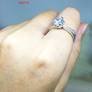 Nhẫn mạ bạc October Love cao cấp