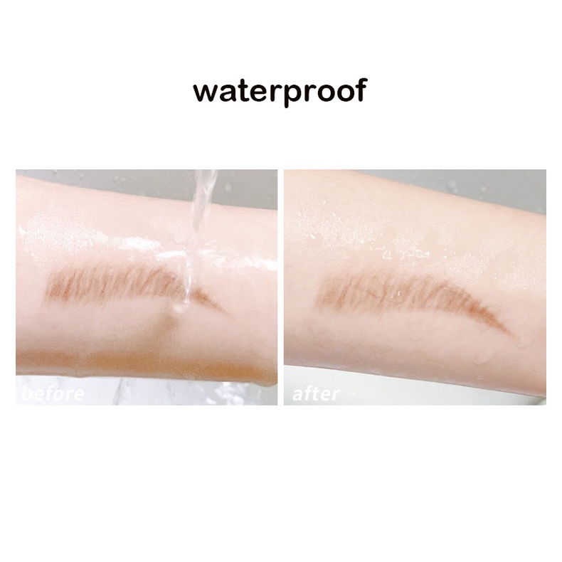 Chì Kẻ Lông Mày Hai Đầu Không Thấm Nước Lâu Trôi 5 Màu Tùy Chọn