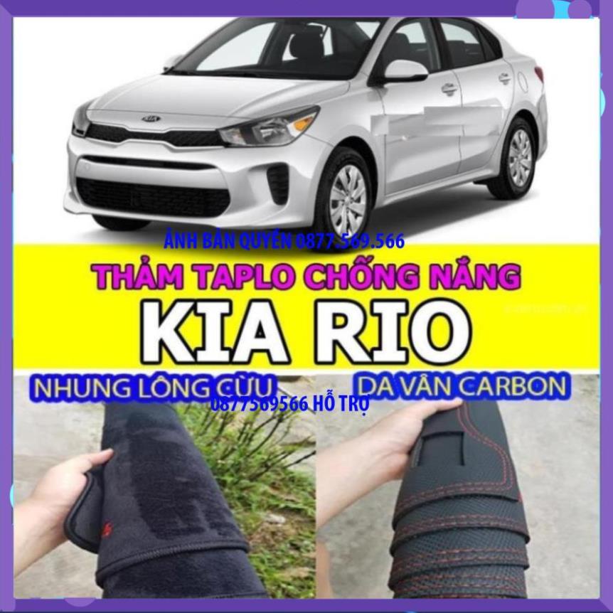 THAM TAPLO DA VÂN GỖ KIA RIO THẢM TRẢI LÓT TAPLO CAO CẤP 3 LỚP CHỐNG TRƯỢT CHỊU NHIỆT XE HƠI BAO HÀI LÒNG