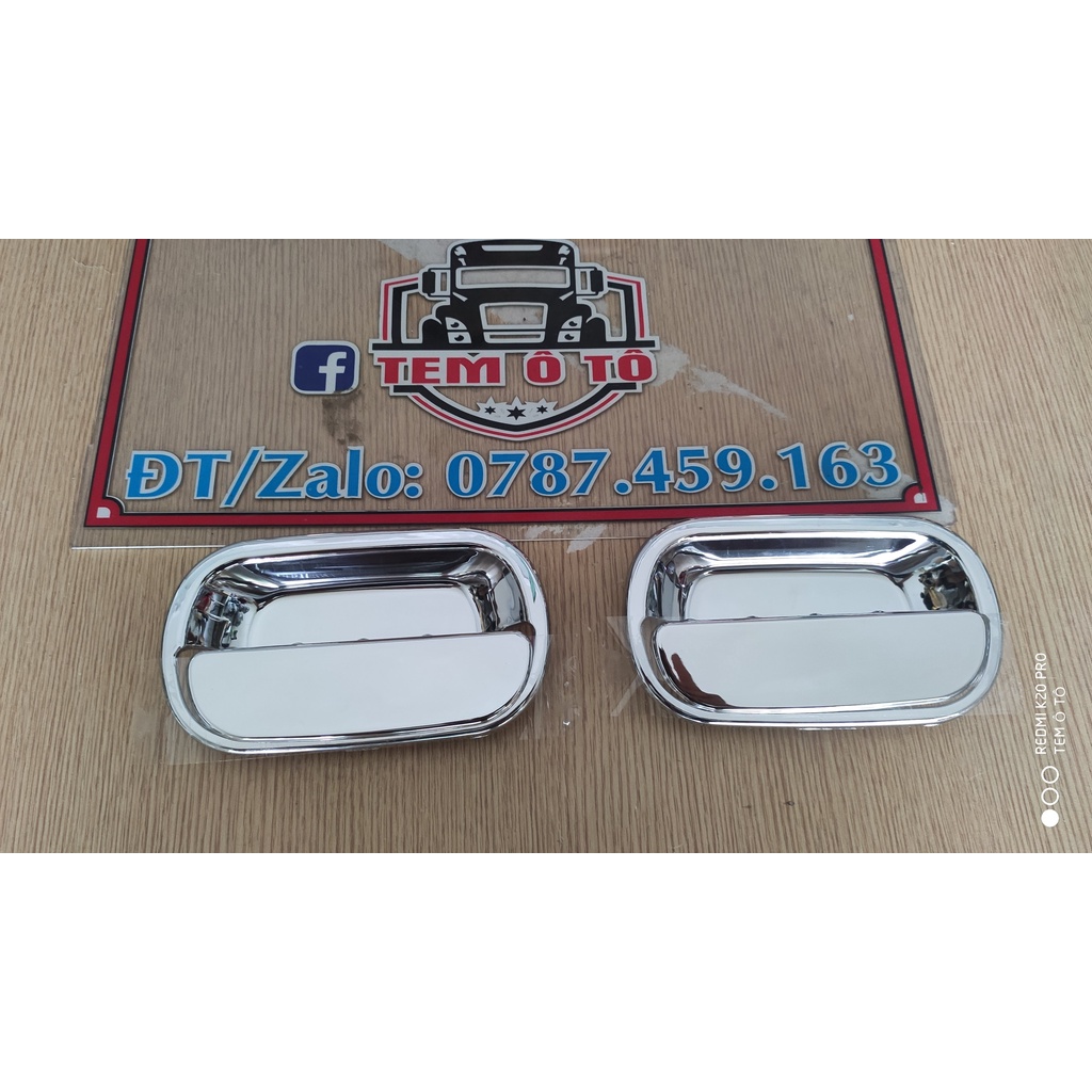 Ốp tay nắm cửa cho xe Isuzu nhỏ QKR