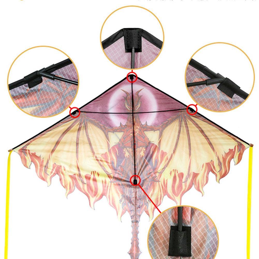 Diều Hình Rồng Lửa Cỡ Lớn Dễ Đóng Băng S3D6