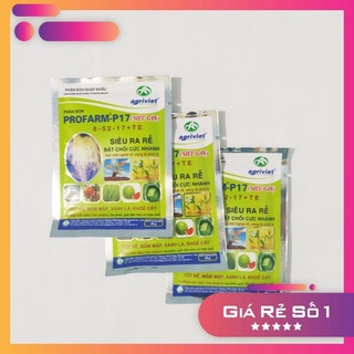 Phân bón profarm- p17 8- 52-17 + te siêu ra rễ, bật chồi cực nhanh
