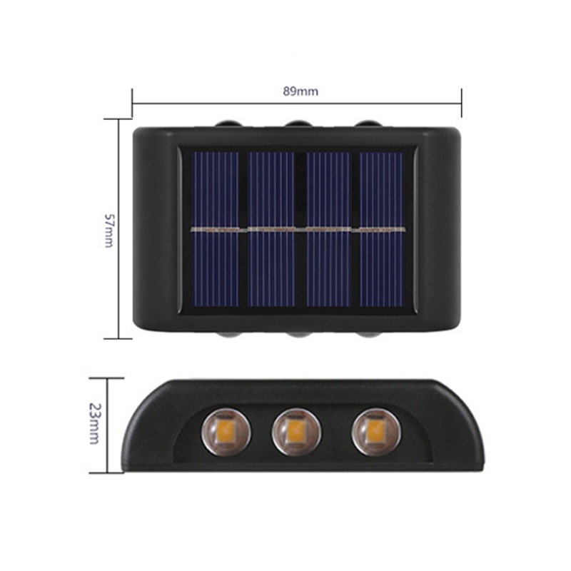 Đèn Gắn Tường Sử Dụng Năng Lượng Mặt Trời Chống Thấm Nước Dùng Trang Trí Vườn Ban Công