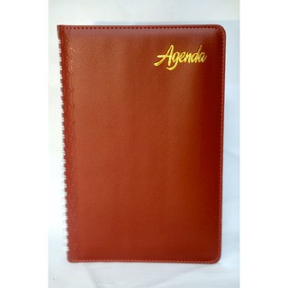 Sổ lò xo Agenda bìa đỏ 2020 16x25cm