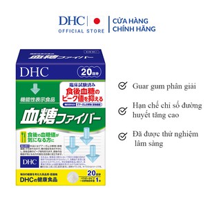 Bột uống hỗ trợ cân bằng đường huyết DHC Blood Sugar Fiber- Gói 20 Ngày
