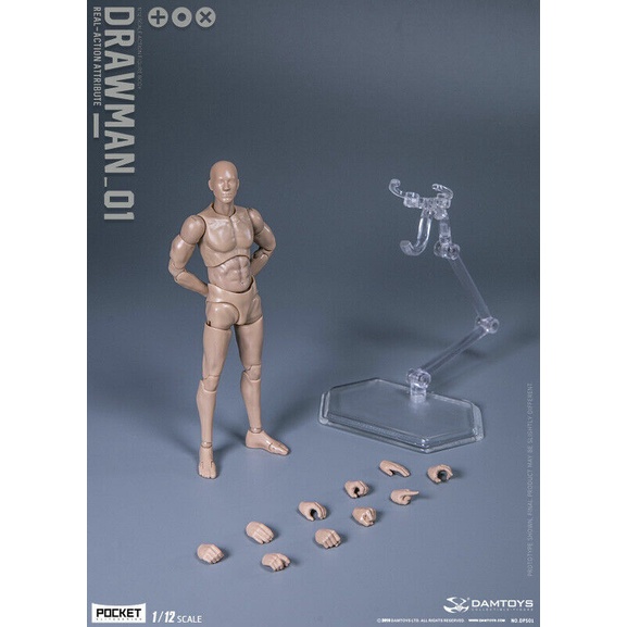 Mô Hình Nhân Vật DAMTOYS DPS01 Pocketman 6in Tỉ Lệ 1 / 12